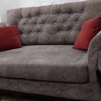 مبل راحتی کاناپه ۳ نفره ۲ نفره طوسی خاکستری زغالی|مبلمان خانگی و میز عسلی|تهران, کاج|دیوار