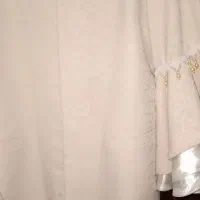 ۱عدد مانتو مجلسی سفید و اعدد لباس  مجلسی مشکی|لباس|قم, نیروگاه|دیوار