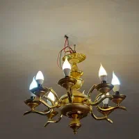 یک جفت لوستر|لوستر و چراغ آویز|کرمانشاه, |دیوار