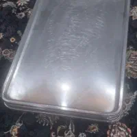 سینی استیل نگیر مخصوص قنادی و کافی شاپ