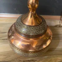ظرف مسی خاتم کاری|صنایع دستی و سایر لوازم تزئینی|کیش, |دیوار