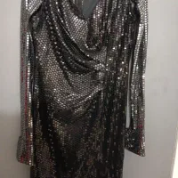 پیراهن مجلسی پولکی نو