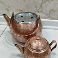 کتری قوری مس زنجان|قوری، کتری، قهوهساز دستی|قزوین, |دیوار