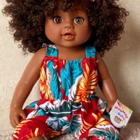 عروسک سیاه‌پوست/May May/کیفیت عالی/ارسال فوری