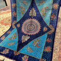 فرش دستبافت تمام ابریشم امضادار قم/اقساط