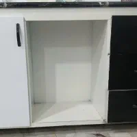 کابینت فلزی سفید مشکی نهبندان