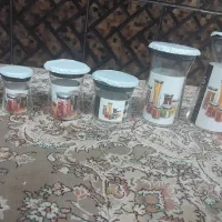 جا ادویه شیشه ایی