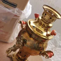 سماور دکوری برنجی