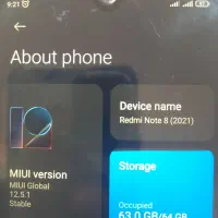 شیامومی Redmi note8حافظه ۶۴رم ۴ گیگابایت|موبایل|تهران, ولنجک|دیوار