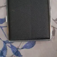 جا سیگاری طرح چرم داخل فلزی