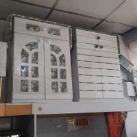 ست میز چرخ خیاطی و جا پیازی صنایع چوب و فلز حنفی|ظروف نگهدارنده، پلاستیکی، یک‌بارمصرف|قم, نیروگاه|دیوار