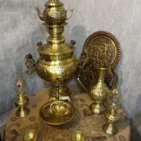 سماور زغالی ذغالی برنجی