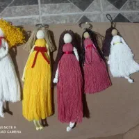 عروسک آویز مکرومه ای|اسباب‌بازی بچه|گرگان, |دیوار