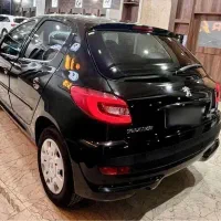 ۲۰۷ مشکی ۱۴۰۲ سقف فلز بی رنگ با فرمان برقی