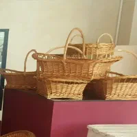 سبد حصیری مرواری سالم