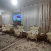 پرده کرپ طرح پتینه شاین دار
