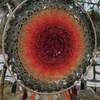 ماندالا دستباف دیوار کوب|صنایع دستی و سایر لوازم تزئینی|تهران, شهرآرا|دیوار