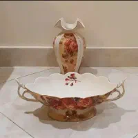 ظرف دکوری شکلات خوری یا آجیل خوری و گلدان لمونژ