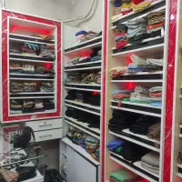 دکور وقفسه ام دی آف فروشگاه شال وروسری