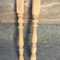 پایه نرده چوبی راش