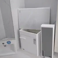 کابین روشویی سنگ باکس و آینه