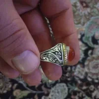 انگشتر نقره باباقوری طرح آهو|کلکسیون اشیاء عتیقه|تهران, نیروی هوایی (پیروزی)|دیوار