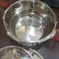 زودپز ۷ لیتری دسینی دارای درب شیشه و توری بخارپز|ظروف پختوپز|کنارک, |دیوار