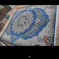 فرش آبی فیروزه‌ای ۲عدد ۹متری