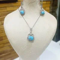 ست نقره-فیروزه زنونه|جواهرات|نیشابور, محله میدان باغات|دیوار