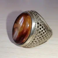 انگشتر مردانه عقیق سلیمانی رکاب نیمه دستساز|جواهرات|ارومیه, |دیوار