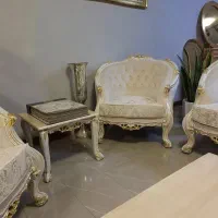 مبل کلاسیک مدل زمرد پشت و رو لمسه|مبلمان خانگی و میز عسلی|مراغه, |دیوار