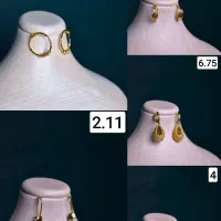 گوشواره طلا کم اجرت درحدنو