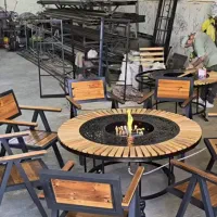 تاب آلومینیوم صندلی اهنی اتشدان چوبی مبل باغی حیاط|صندلی و نیمکت|تهران, پردیسان|دیوار