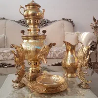 سماور ذغالی برنجی