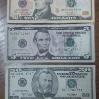 دلار کلکسیونی خرد ۵و۱۰و۵۰