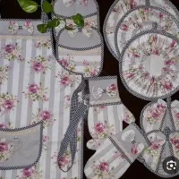 سرویس آشپزخانه عروس|سفره، حوله، دستمال آشپزخانه|اردبیل, |دیوار