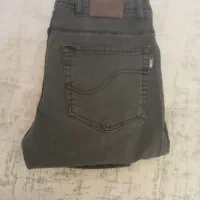 شلوار لی مردانه زغالی نو.سایز ۴۴