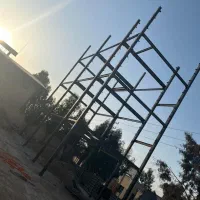 نصب اسکلت فلزی فنداسیون سقف شیروانی بالابرنفربر