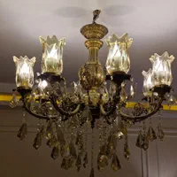 لوستر ۸ شاخه کاملا نو|لوستر و چراغ آویز|تهران, دارآباد|دیوار
