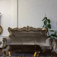مبلمان استیل کلاف کاملا سالم همراه با میزهای عسلی|مبلمان خانگی و میز عسلی|مشهد, سناباد|دیوار