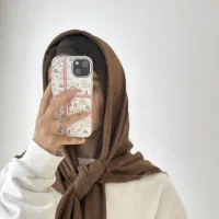 روسری نخی درختی منگوله دار