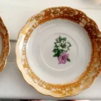 ست ۳ عددی کامل نعلبکی گلدار