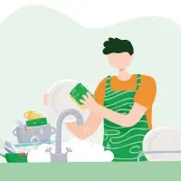 کارگر ساده اشپرخانه