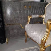 آینه کنسول با میز تلویزیون