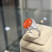 انگشتر نقره زنانه هدیه روز مادر با سنگ طبیعی|بدلیجات|اصفهان, بهار آزادی|دیوار