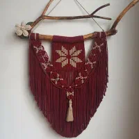 دیوارکوب مکرومه