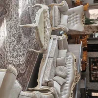 مبلمان استیل 9 نفره|مبلمان خانگی و میز عسلی|چالوس, |دیوار