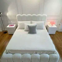 سرویس تخت خواب پنترستی پارچه مخمل|تخت و سرویس خواب|تبریز, |دیوار