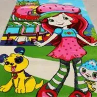 فرش اتاق کودک دختر توت فرنگی ۴ متری|فرش|فردیس, فردیس|دیوار