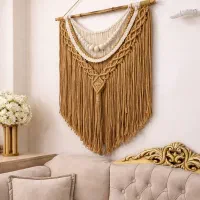 دیوارکوب مکرومه بافی